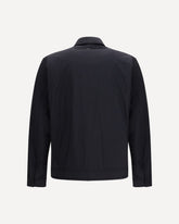 Recycled nylon microfiber Shacket - BLACK | Base Blu