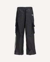 Nylon cargo Pants - BLACK | Base Blu