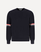 Cotton crewneck Sweater - BLUE | Base Blu