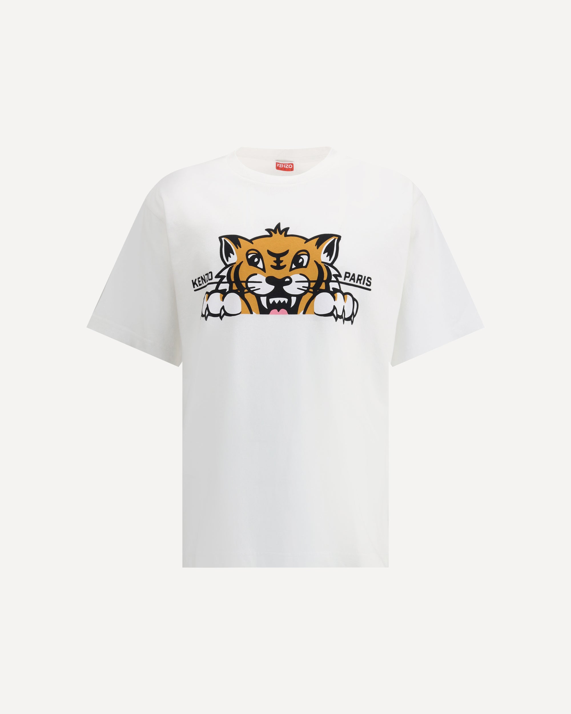 KENZO Happy Tiger T-Shirt WHITE Base Blu