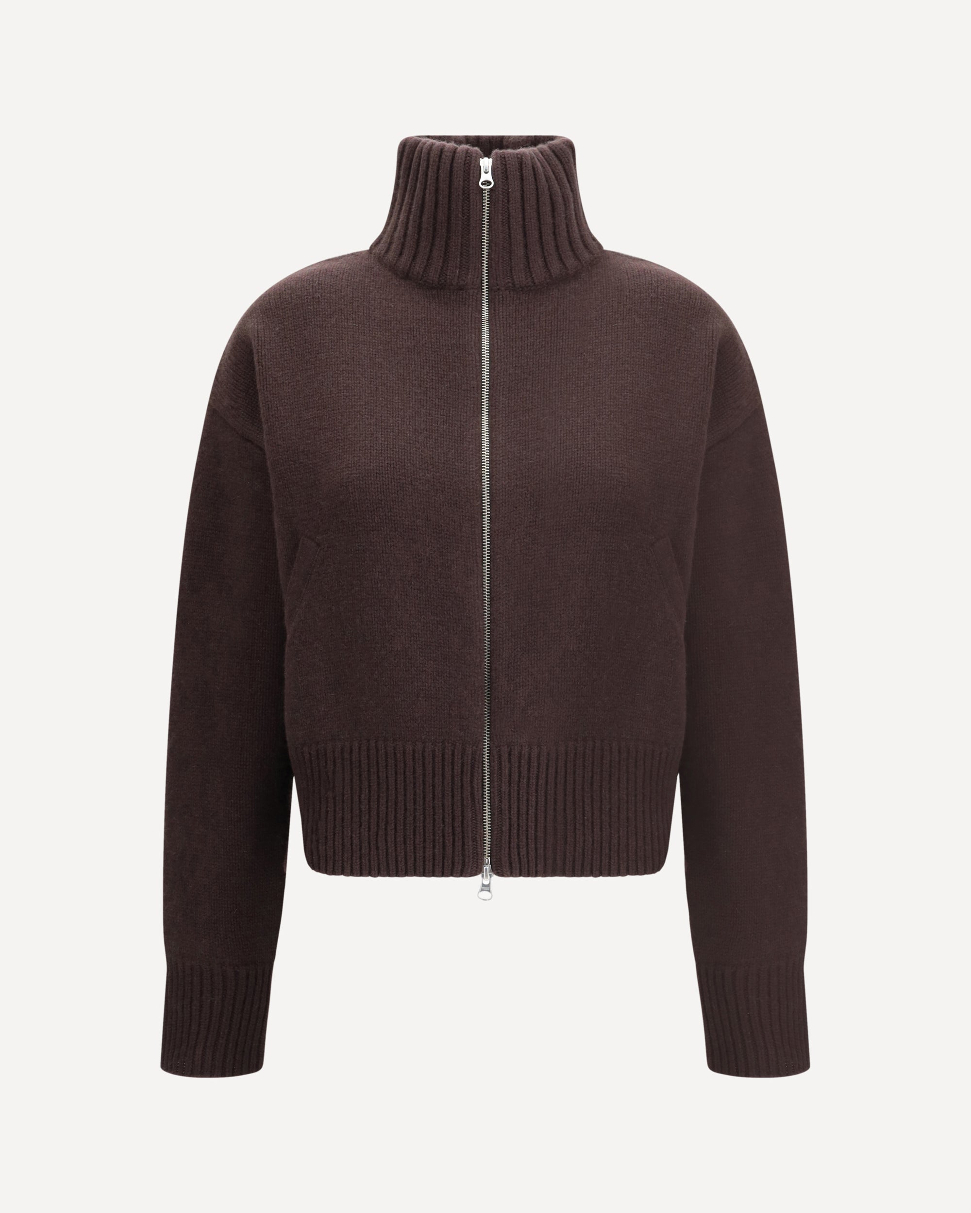 EXTREME CASHMERE Xtra Fab Cardigan n°438 in Cashmere BROWN | Base Blu