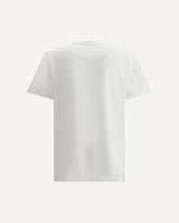 Letter Flock T-Shirt - WHITE | Base Blu