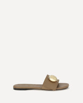 Sandali slide Pebble - MARRONE | Base Blu