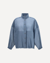 Cotton organza Shirt - BLUE | Base Blu