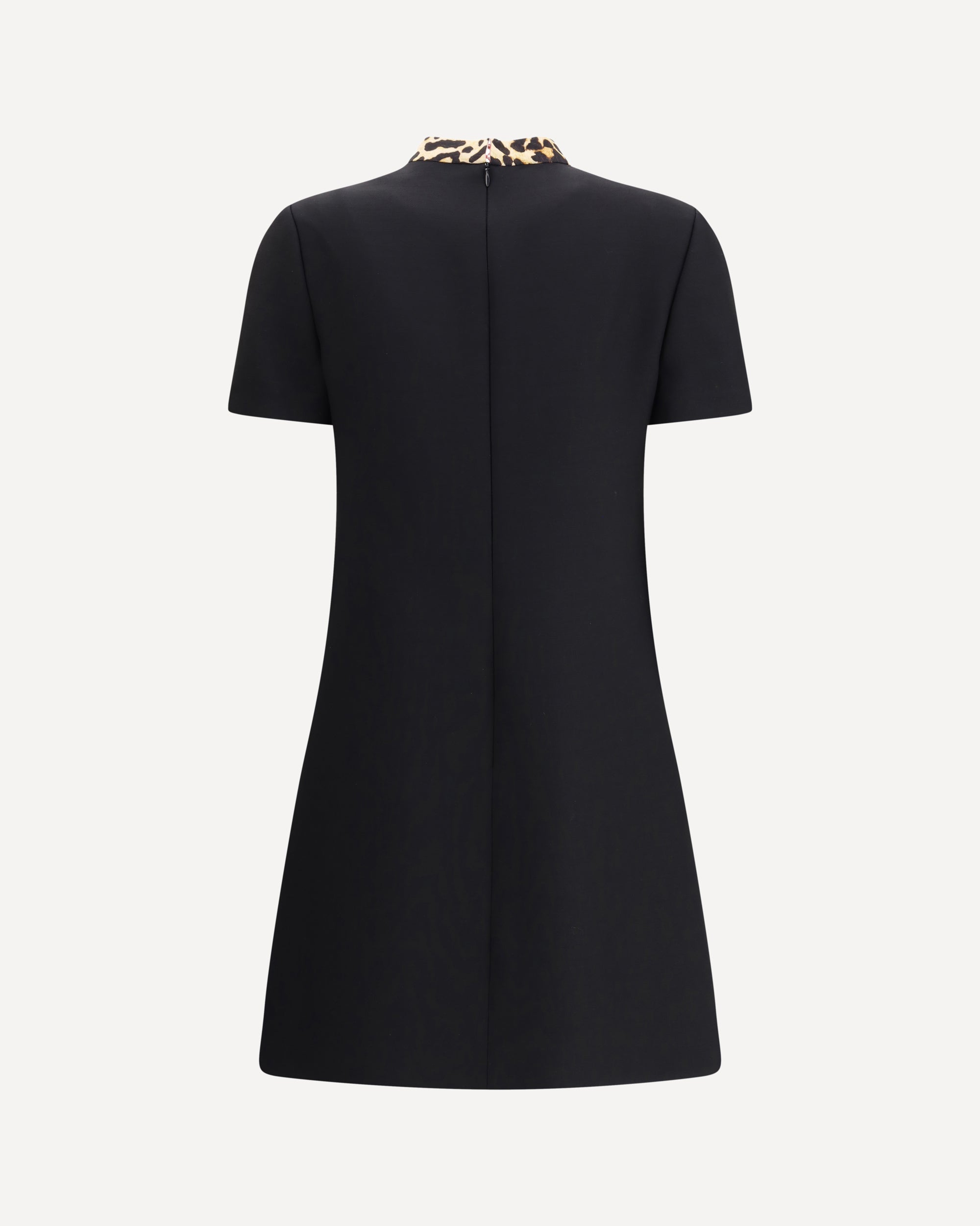 VALENTINO Crepe couture short Dress BLACK | Base Blu VALENTINO Crepe couture short Dress BLACK | Base Blu