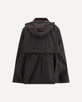 Waxed peplum Jacket by Barbour x GANNI - BROWN | Base Blu