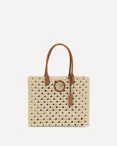 Crochet Tote Bag - BEIGE | Base Blu