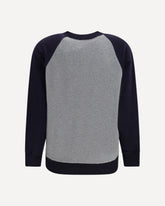 Bicolor crewneck Sweatshirt - MULTICOLOUR | Base Blu