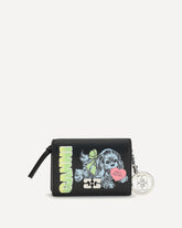 Portacarte con stampa Puppy - NERO | Base Blu