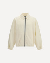 Embroidered Jacket - WHITE | Base Blu