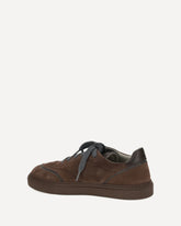 Suede Sneakers - BROWN | Base Blu