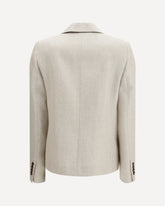Giacca Button Herringbone  - BEIGE | Base Blu