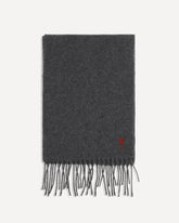 Quota Ami De Coeur wool Scarf - GREY | Base Blu