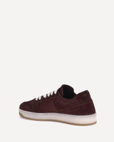 Suede leather Sneakers - BORDEAUX | Base Blu