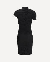 Turtleneck  mini Dress - BLACK | Base Blu