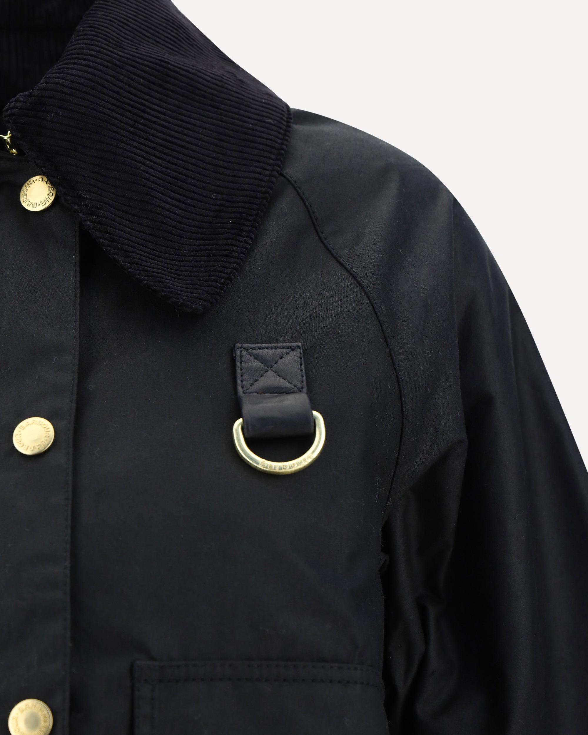 BARBOUR Catton Wax Jacket BLACK | Base Blu
