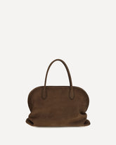 Agnes 16 suede Handbag - BROWN | Base Blu