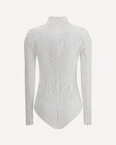 Lace Bodysuit - WHITE | Base Blu