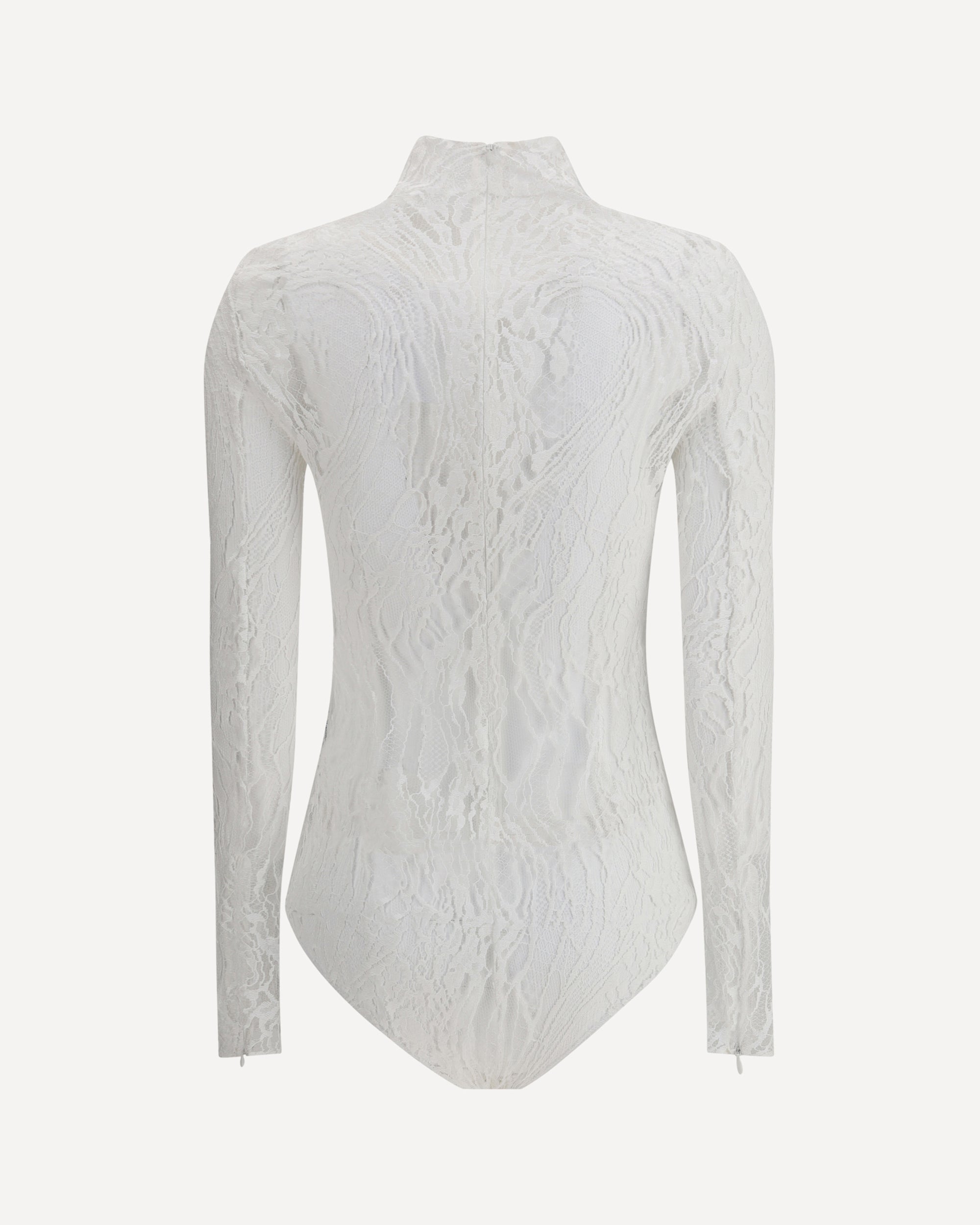 BALMAIN Lace Bodysuit WHITE | Base Blu