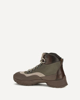 Outdoor lace-up Boots - GREEN | Base Blu