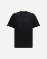 Cotton jersey T-shirt - BLACK | Base Blu