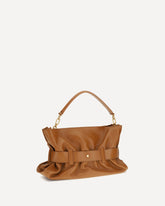 Medium Anthem Shoulder Bag - BROWN | Base Blu
