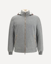 Wool Puffer Jacket - GREY | Base Blu