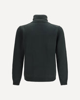 Turtleneck wool Sweater - GREEN | Base Blu