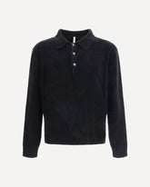 Chenille Polo - BLACK | Base Blu
