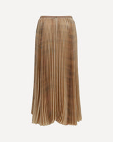 Pleated midi Skirt - BEIGE | Base Blu