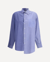 Striped Diana Shirt - BLUE | Base Blu