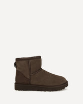 Classic Mini II sheepskin ankle Boots - BROWN | Base Blu