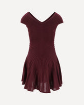 3D Partial mini Dress - BORDEAUX | Base Blu