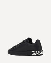 Leather Sneakers - BLACK | Base Blu