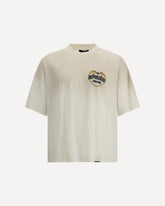 T-shirt Angel Border - CREMA  | Base Blu