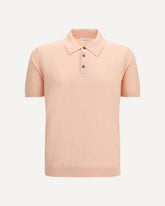 Regular-fit cotton Polo - PINK | Base Blu