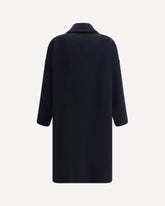 Cappotto lungo doppiopetto - BLU | Base Blu