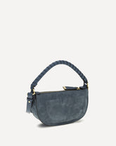 Marcie suede mini Shoulder Bag - BLUE | Base Blu
