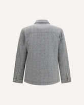Alaskan Check Jacket - GREY | Base Blu