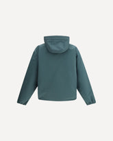 Reversible cotton ripstop Jacket - GREEN | Base Blu