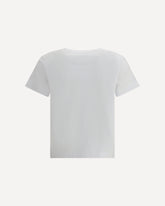 Cotton T-shirt with print black givenchy tape - WHITE | Base Blu