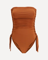 Daylight One-piece Swimsuit - BROWN | Base Blu