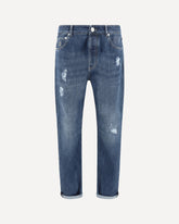 Worn-out Jeans - BLUE | Base Blu