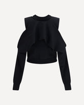 Cardigan Bolero - NERO | Base Blu