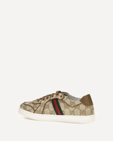 GG monogram Sneakers with Web detail for Boy - BEIGE | Base Blu