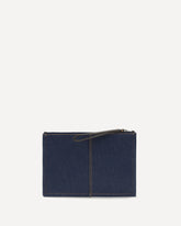 Pouch in denim media - BLU | Base Blu