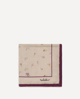 Printed silk Scarf - CREAM | Base Blu