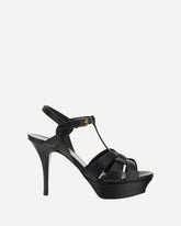 Leather platform Sandals - BLACK | Base Blu