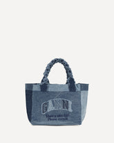 Shopper denim media Trapeze - BLU | Base Blu