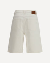 Denim Bermuda Shorts - WHITE | Base Blu